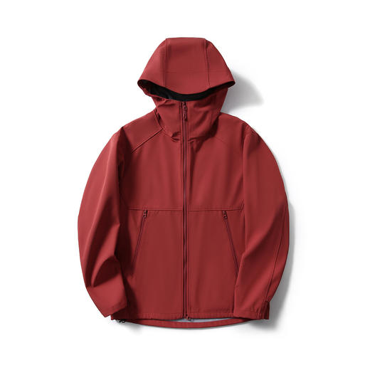 满分性价比！2025年新款3D立体户外三防面料情侣款连帽防风防泼水软壳衣！ 商品图6