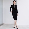 IWY/职场通勤黑色半裙职业套装春季高端时尚轻奢优雅两件套 24CS675 商品缩略图1