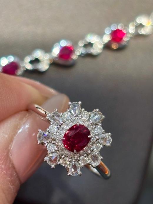 0.82ct刻面红宝石戒指 商品图1