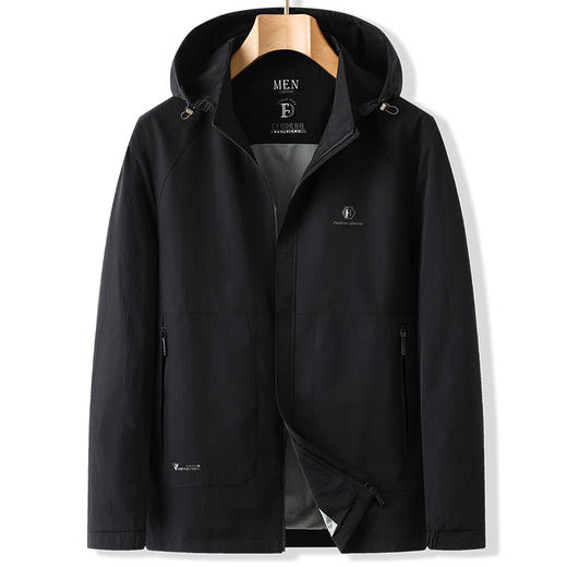 【可拆卸帽】【DWP】大依优型大码运动休闲夹克衫上衣男春季加肥大码户外登山服外套 商品图4