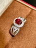 1ct刻面红宝石戒指 商品缩略图2