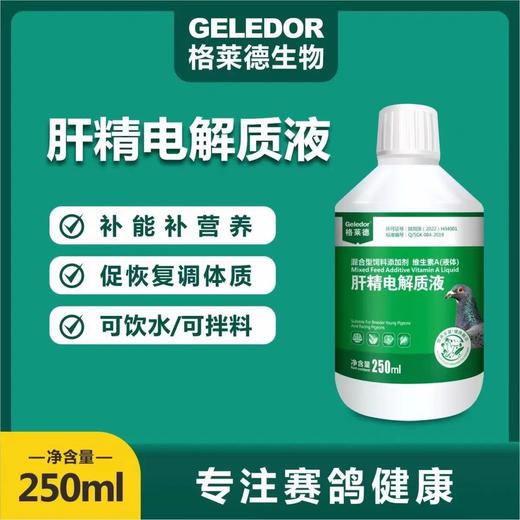 格莱德【肝精电解液】250毫升补维生素氨基酸营养保肝护肾排毒紫胸黑舌 商品图0