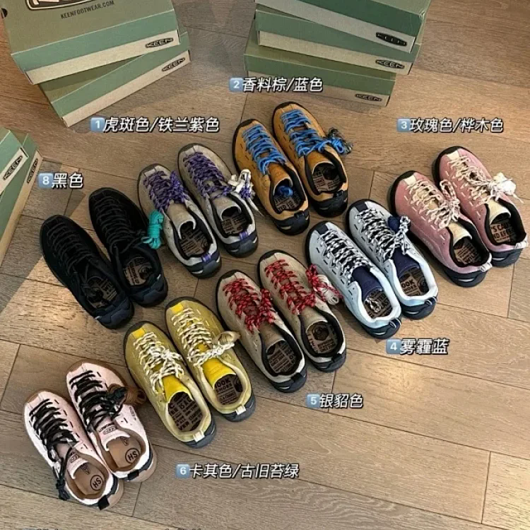 ke*.早春！明星同款 山系户外情侣款.透气耐磨休闲鞋