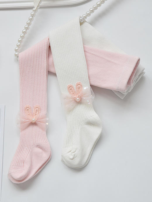 【柔软亲肤，时尚洋气！】儿童连裤袜春秋薄款 宝宝外穿打底袜 灰色洋气 中大童精棉女童打底裤-QQ 商品图1