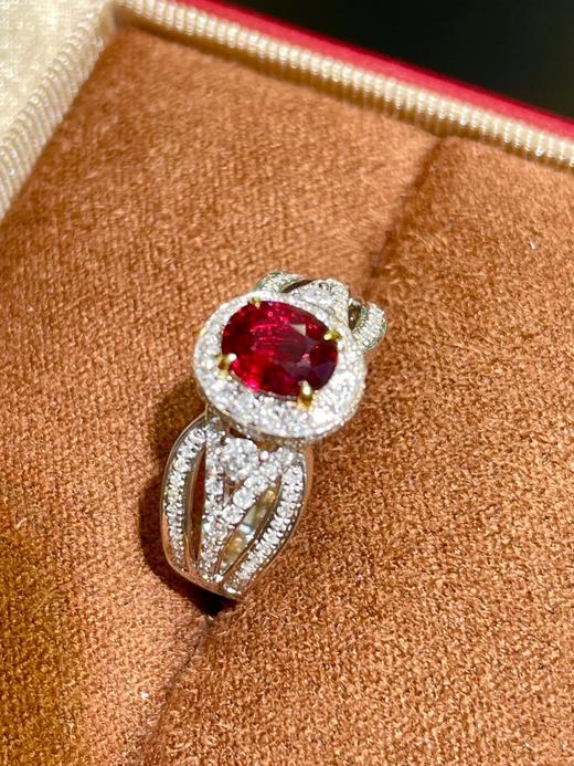 1ct刻面红宝石戒指 商品图3