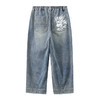 ONIARAI/鬼洗25春夏新品云朵棉十字绣宽锥形男女款九分裤 25B4439 商品缩略图4