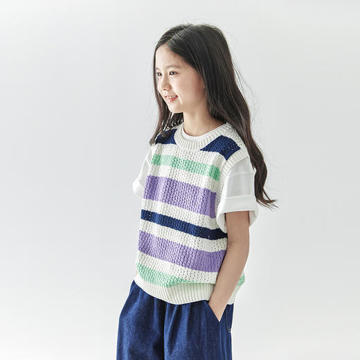 棵初 2025春夏第一波新品-针织背心801K256013MJ 商品图2