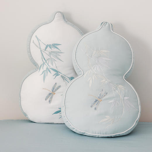 多喜爱 60S长绒棉四件套-姑苏竹春【精美刺绣】【礼盒包装】 贡缎工艺 芬纳诺抗菌 东方禅绣 新疆长绒棉 商品图2