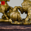 【黄老师推荐】黄铜麒麟一对 商品缩略图3