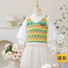 苏苏姐家清昕马甲手工diy编织钩针马甲毛线团自制衣服材料包