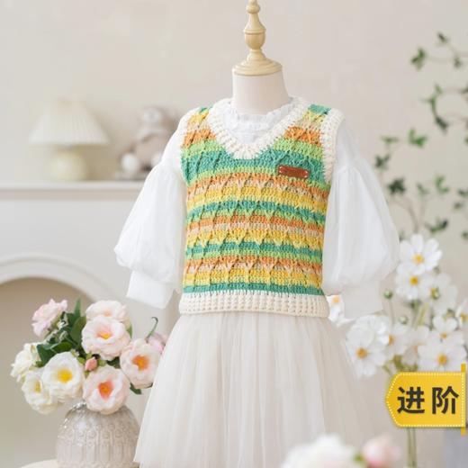 苏苏姐家清昕马甲手工diy编织钩针马甲毛线团自制衣服材料包 商品图0
