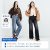 【威化裤】SPS牛仔裤女宽松直筒拖地裤苹果形simplepiece S41J032 商品缩略图5