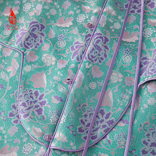 SAINTJOY/上久楷宋锦外套 复古 中国风 女士上衣 万字地缠枝牡丹 CY1024207029 商品图4