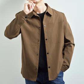 【新款DWD】大依优型加肥加大码休闲翻领夹克高级春秋新款商务夹克衫上衣男士