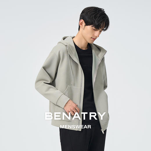 贝纳川连帽抽绳男士休闲夹克外套ECT100001 商品图3