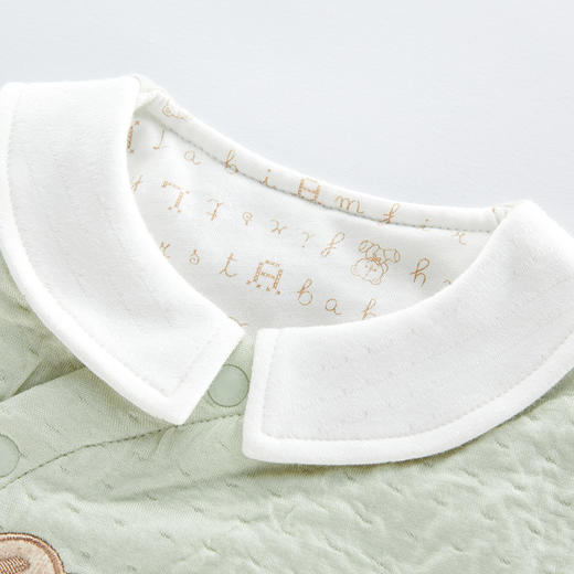 拉比-童衣类（春）I5绵绵偏开连体衣粉红（PH) 商品图2