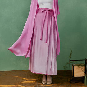 【林栖设计小店】粉色青绿改良明制马面裙渐变新中式2025春季新品半身裙女1951113