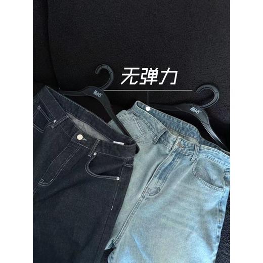 2025新品  佳佳同款【直腿特效】怀旧复古宽松显瘦直筒阔腿裤蓝色高腰时尚 商品图1
