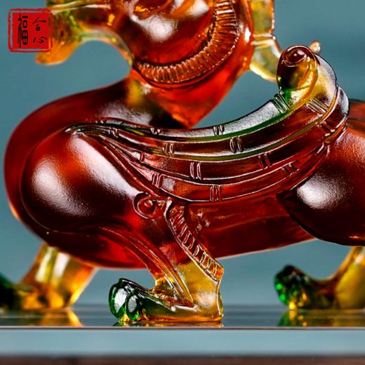 【黄老师推荐】古法琉璃貔貅（中） 商品图2