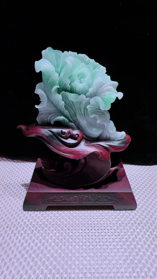 620854翡翠摆件【白菜 财源茂盛】 商品图4