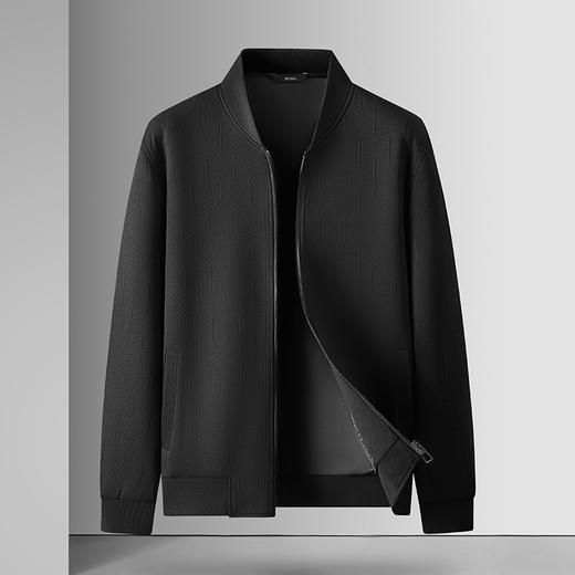 【新款DWD】大依优型大码男装男加肥加大码夹克轻商务外套休闲夹克上衣胖子 商品图1