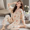 春秋季【新款纯棉睡衣】长袖大码套装 感知细腻柔软 透气舒眠 可外穿家居服 商品缩略图3