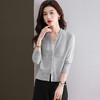 CC-101-92492小个子针织开衫女士2025早春秋新款拉链口袋洋气今年流行短款外套 商品缩略图3