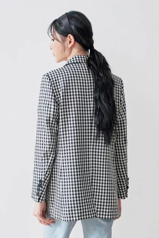 韩都衣舍/Handu Group 简约格纹西装外套 11636 商品图2
