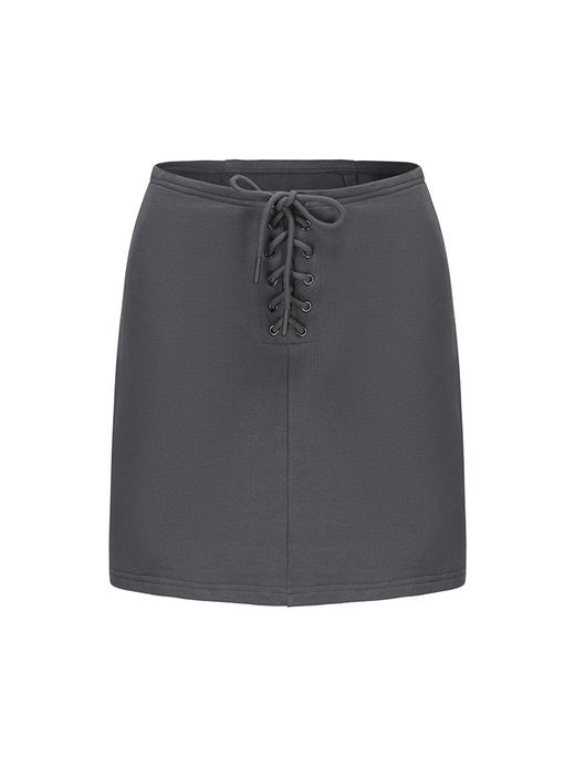 【假日律动】交叉绑带设计直身短裙 商品图4