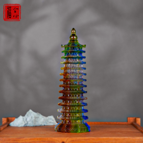 【蓝禧老师推荐】古法琉璃七彩文昌宝塔