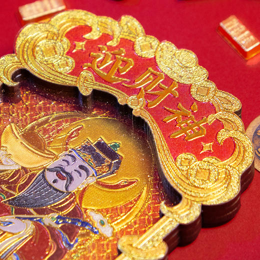 杭州西湖 文武财神冰箱贴 添财纳福礼品 商品图1