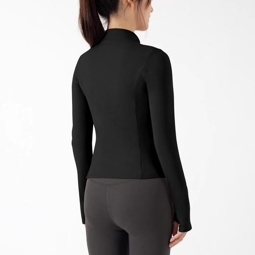 跃牌【倚窗听雨】系列 Athena 加绒瑜伽服外套女高弹紧身显瘦立领长袖WT06 商品图2