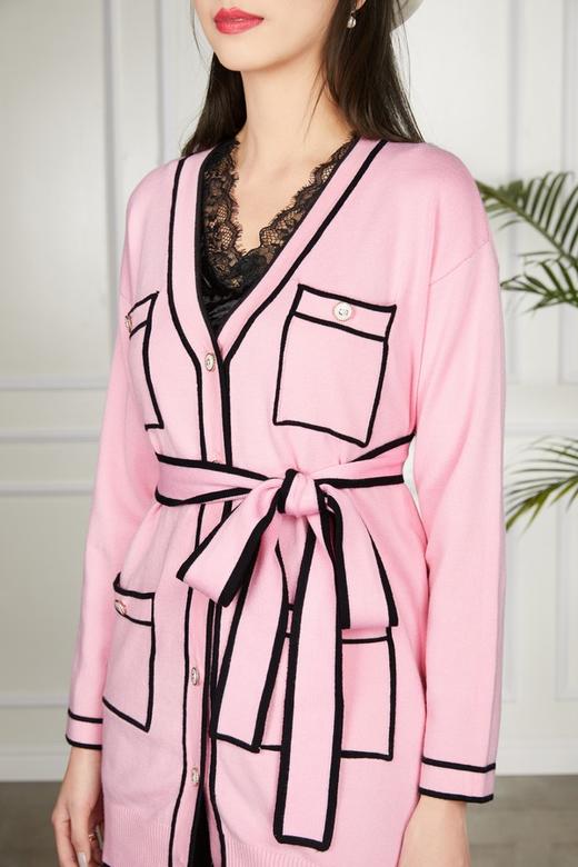 Le Malene 经典时尚粉色针织外套 11559 商品图3