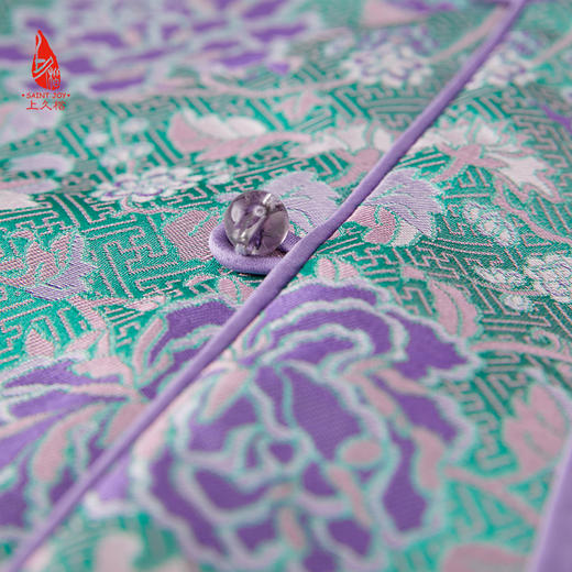 SAINTJOY/上久楷宋锦外套 复古 中国风 女士上衣 万字地缠枝牡丹 CY1024207029 商品图6