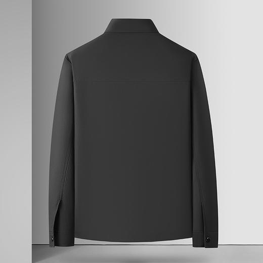 【新款DWD】大依优型大码商务夹克男士春秋季新款加肥加大码宽松长袖外套上衣 商品图5