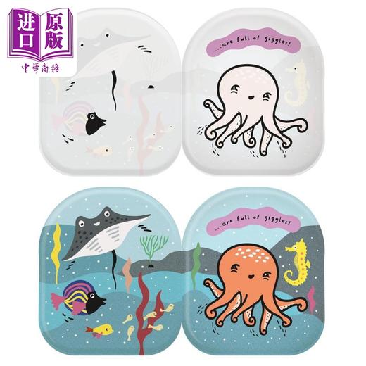 【中商原版】洗澡书bath book 2册 英文原版 八爪鱼Octopus & Friends 鸭子Duck & Friends 低幼亲子幼儿玩具书游戏书 宝宝书 商品图3