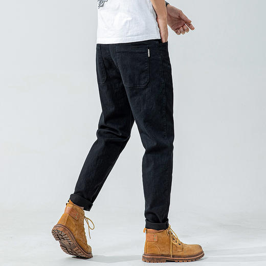 【新款DYG】大依优型大码夏季休闲裤男修身弹力哈伦小脚裤加肥加大码长裤男士潮牌哈伦裤胖 商品图3