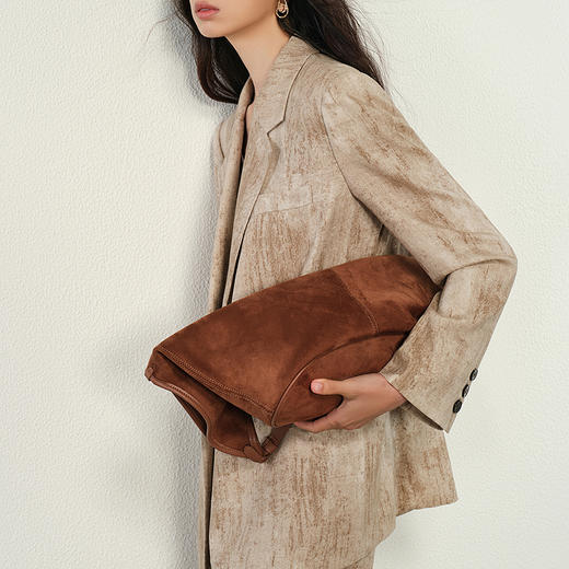 NEELLY纳俪商场同款春季新款时尚扎染百搭西装外套女廓形显瘦上衣N25023W01106 商品图2