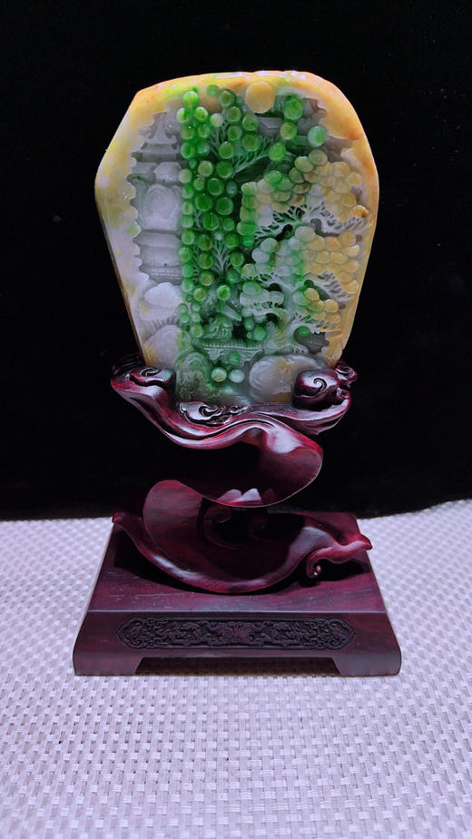 620852翡翠摆件【高山流水】 商品图3