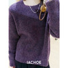 棉仓3571505024-IACHOE星空秋冬紫毛衣 商品缩略图3