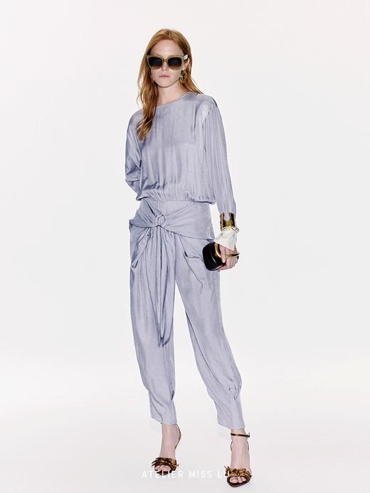 【丹麦夏日】金属圆环拼接飘片设计醋酸连体裤 商品图2