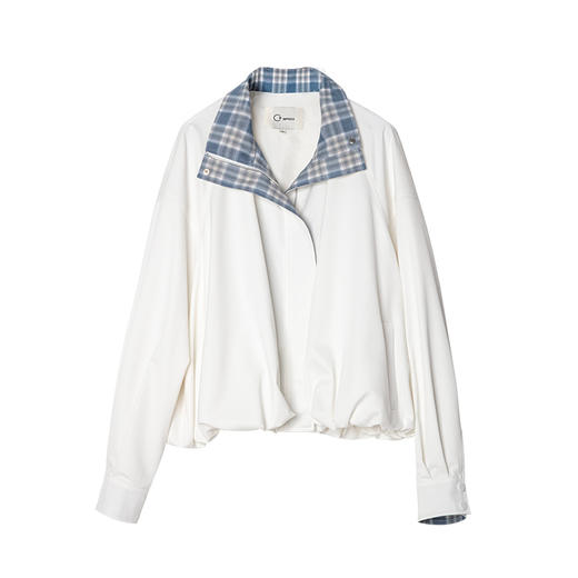 醋酸羊毛重工拼接格子设计感春季夹克外套2025春WT2501019 商品图5