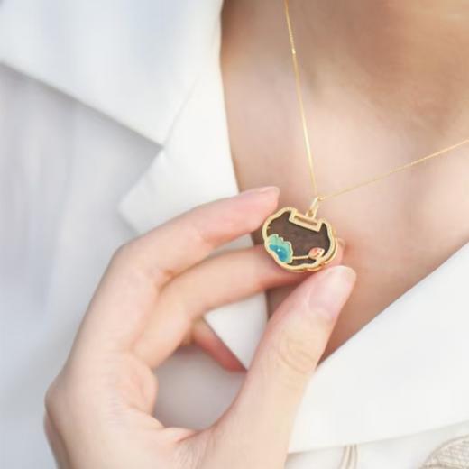 守拙园沉香错金饰品 | 惠安系沉香，清雅衬肤滑 商品图1