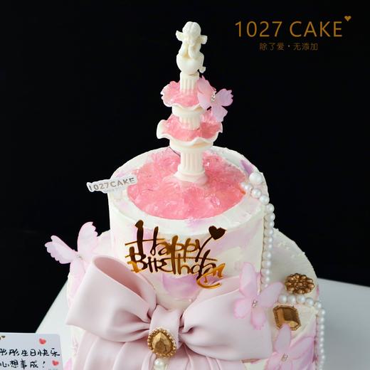 1027CAKE | 双层少女心许愿池  蝴蝶结（需提前1-2天） 商品图5