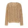NEELLY纳俪商场同款春季新款设计感休闲舒适长袖针织衫女显瘦毛衣N25023A01101 商品缩略图3