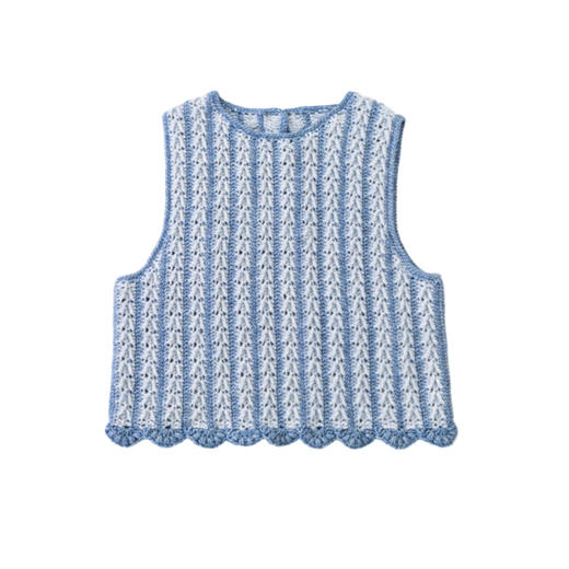 苏苏姐家羽秋背心手工DIY编织钩针上衣毛线团自制材料包 商品图4