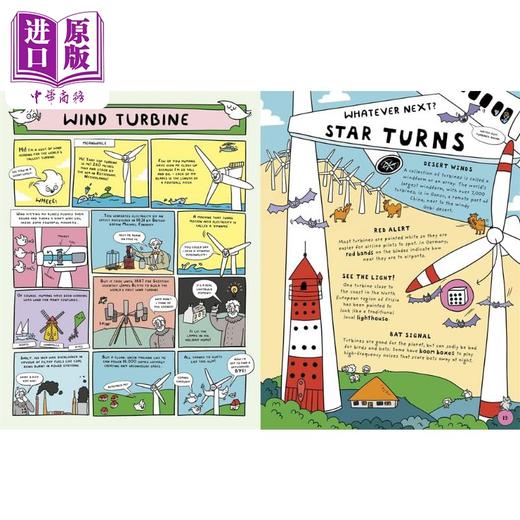【中商原版】奇趣百科 2册 过山车及其他有趣发明 地球上那些奇奇怪怪的职业 英文原版进口 儿童科普绘本 知识百科图书 7岁+ 商品图1