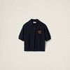 MIU-S 金线羊绒针织Polo. 商品缩略图0