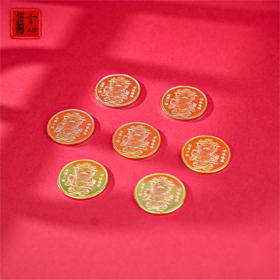 【易德老师推荐】五福临门七星高照财神币