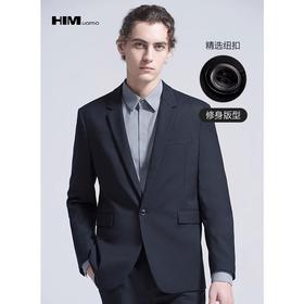 HIM漢崇 男装时尚修身商务西服男士休闲百搭西装外套